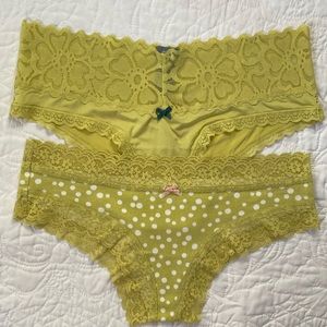 aerie Cheeky Panty Bundle Sz S